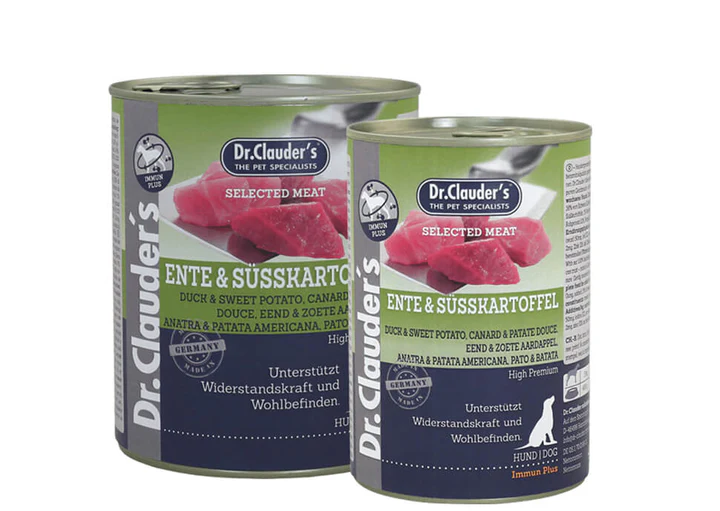 Вологий корм для собак Dr.Clauder&rsquo;s Selected Meat Duck & Sweet Potato качка та солодка картопля 800 г