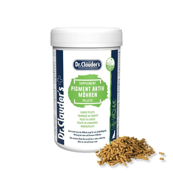 Витаминно-минеральный комплекс для собак Dr.Clauder's Pigment Active Carrot Pellets для усиления пигментации собак красных, рыжих, коричневых украшений, 600 г